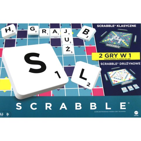 Scrabble klasyczne + Scrabble drużynowe (wersja polska) Mattel