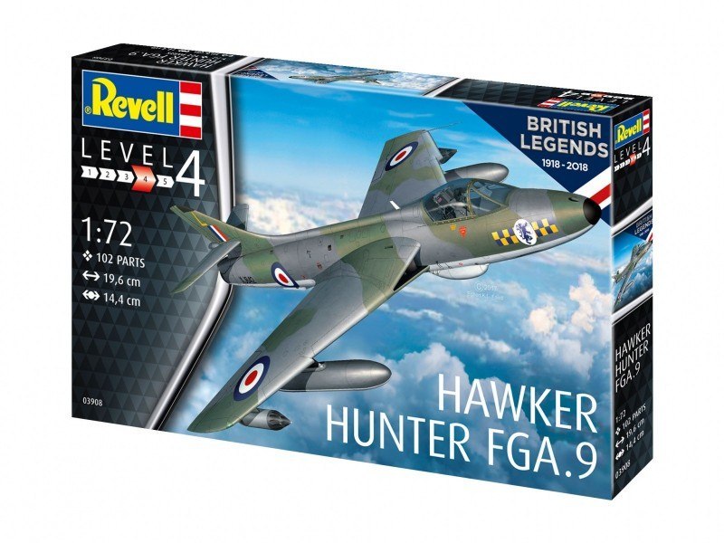 Model plastikowy Hawker Hunter FGA 9