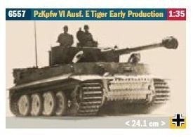 Model plastikowy Panzerkampfwagen VI Ausf. E Tiger wczesna produkcja