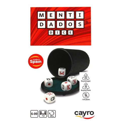 Kości pokerowe - zestaw do gry Lie Me (212) Cayro