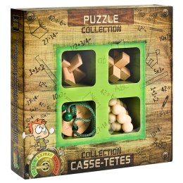 Łamigłówki drewniane 4 szt. JUNIOR Eureka 3D