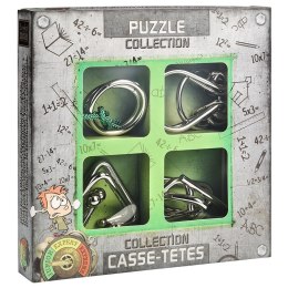 Łamigłówki metalowe 4 szt. JUNIOR Eureka 3D