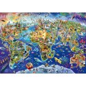 PQ Puzzle 1000 el. Odkrywanie świata Schmidt - puzzle