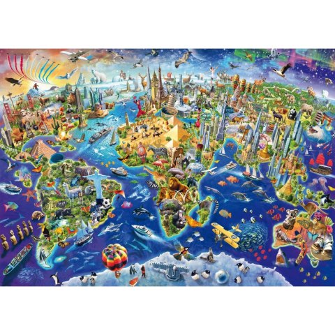 PQ Puzzle 1000 el. Odkrywanie świata Schmidt - puzzle