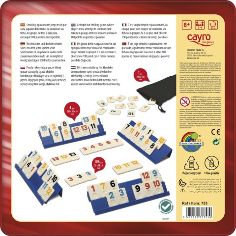 Rummy Classic (w metalowej puszce) (753) Cayro