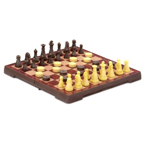 Szachy / Warcaby 16 cm (wersja magnetyczna) (450) Cayro