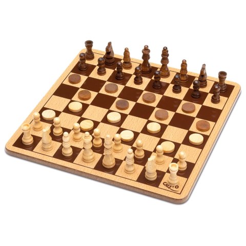 Szachy / Warcaby (w metalowej puszce) (751) Cayro