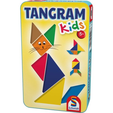 Tangram dla dzieci (w metalowej puszce) Schmidt - gry