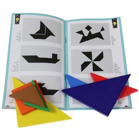 Tangram dla dzieci (w metalowej puszce) Schmidt - gry