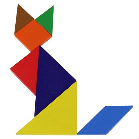 Tangram dla dzieci (w metalowej puszce) Schmidt - gry