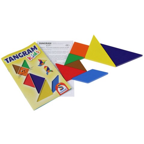 Tangram dla dzieci (w metalowej puszce) Schmidt - gry