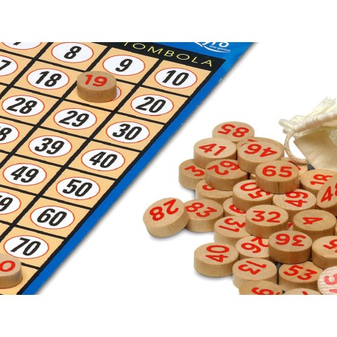 Bingo (Loteria Lotto) w drewnianym pudełku (749) Cayro