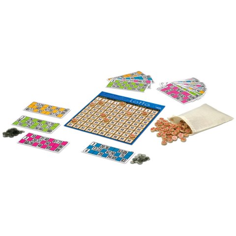 Bingo (Loteria Lotto) w drewnianym pudełku (749) Cayro