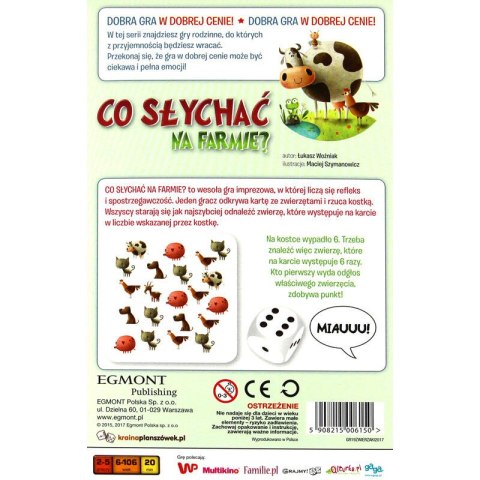 Dobra gra w dobrej cenie - Co słychać na farmie? Egmont