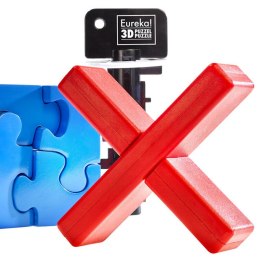 Łamigłówki INTELLIGENT (Key Maze, Square Jigsaw, Cross Puzzle) Eureka 3D
