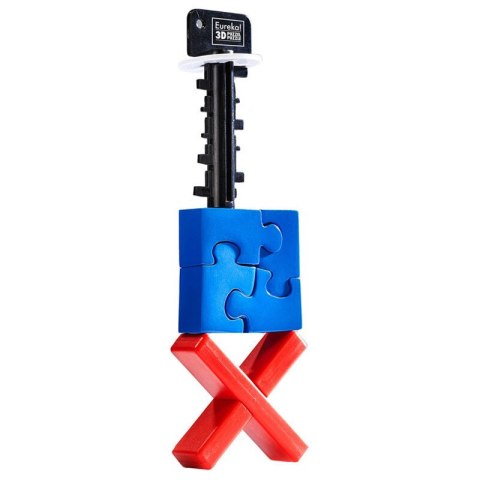 Łamigłówki INTELLIGENT (Key Maze, Square Jigsaw, Cross Puzzle) Eureka 3D