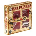 Łamigłówki metalowe 4 szt. BALL PUZZLES ZESTAW CZERWONY Eureka 3D