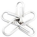 Łamigłówki metalowe 4 szt. BALL PUZZLES ZESTAW CZERWONY Eureka 3D
