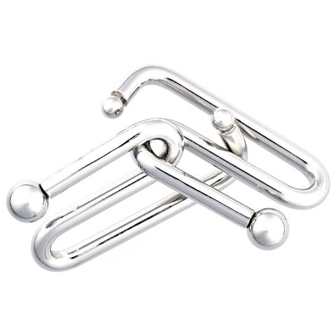 Łamigłówki metalowe 4 szt. BALL PUZZLES ZESTAW FIOLETOWY Eureka 3D