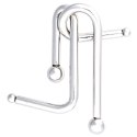 Łamigłówki metalowe 4 szt. BALL PUZZLES ZESTAW FIOLETOWY Eureka 3D