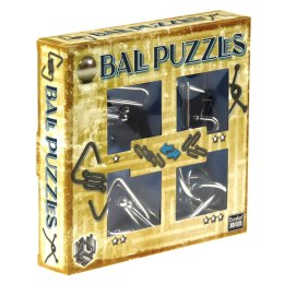 Łamigłówki metalowe 4 szt. BALL PUZZLES ZESTAW NIEBIESKI Eureka 3D