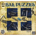 Łamigłówki metalowe 4 szt. BALL PUZZLES ZESTAW NIEBIESKI Eureka 3D