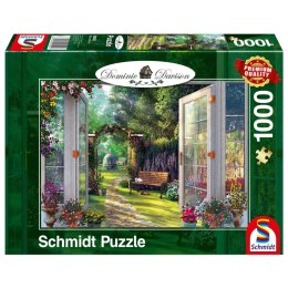 PQ Puzzle 1000 el. DOMINIC DAVISON Pokój z widokiem na ogród Schmidt - puzzle