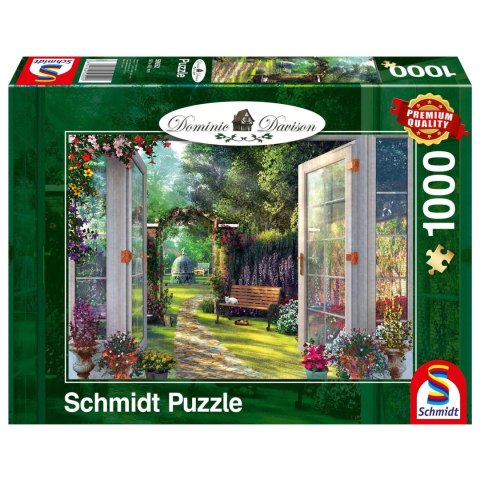 PQ Puzzle 1000 el. DOMINIC DAVISON Pokój z widokiem na ogród Schmidt - puzzle
