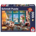 PQ Puzzle 1000 el. Stół do układania puzzli Schmidt - puzzle