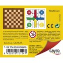 Plansza do gry (Szachy / Chińczyk 33x33 cm) (T-136) Cayro