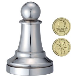 Seria Szachy (Silver) - Łamigłówka Cast Pawn (Pion) Huzzle Cast