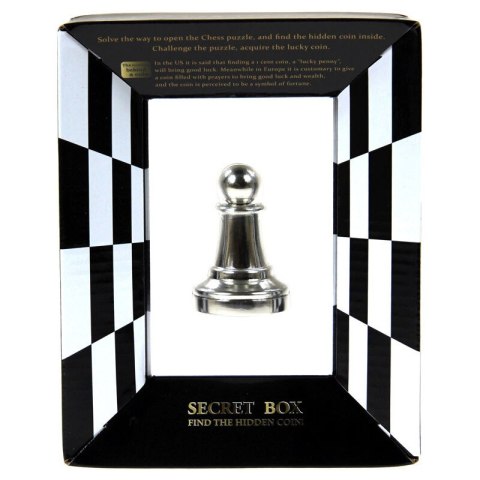 Seria Szachy (Silver) - Łamigłówka Cast Pawn (Pion) Huzzle Cast