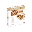 Szachy / Warcaby / Backgammon (drewniane) (603) Cayro