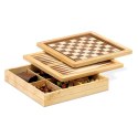 Szachy / Warcaby / Backgammon (drewniane) (603) Cayro