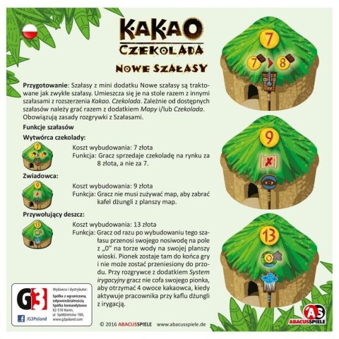 Kakao - dodatek Nowe szałasy G3
