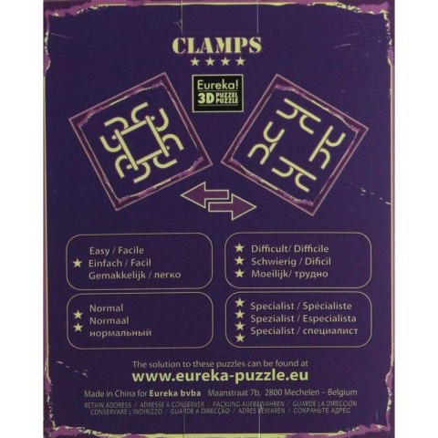 Łamigłówka GRAND MASTER Clamps - poziom 4/4 Eureka 3D