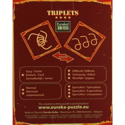 Łamigłówka GRAND MASTER Triplets - poziom 4/4 Eureka 3D