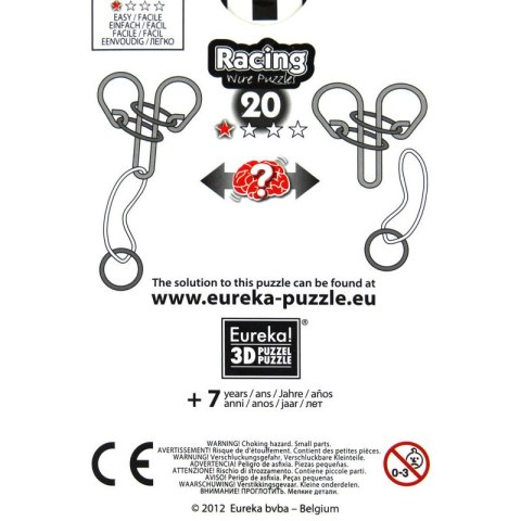 Łamigłówka druciana RACING nr 20 - poziom 1/4 Eureka 3D