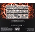 Łamigłówki metalowe 9 szt. STEAMPUNK ZESTAW CZERWONY Eureka 3D