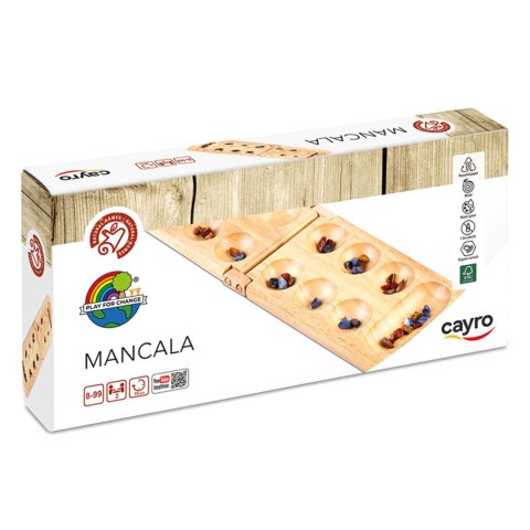 Mancala (Kalaha) (drewniane) (620) Cayro