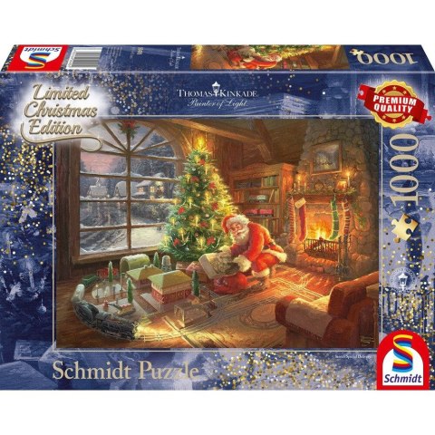 PQ Puzzle 1000 el. THOMAS KINKADE Przesyłka od Świętego Mikołaja Schmidt - puzzle