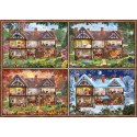 PQ Puzzle 2000 el. Dom na cztery pory roku Schmidt - puzzle