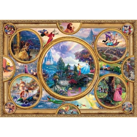 PQ Puzzle 2000 el. THOMAS KINKADE Bohaterowie bajek Disneya (Disney) Schmidt - puzzle