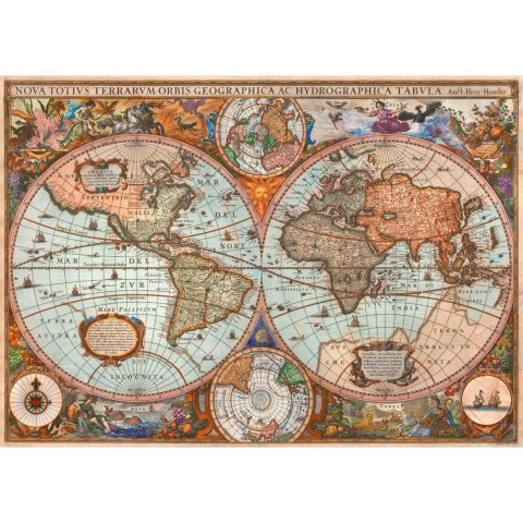 PQ Puzzle 3000 el. Starożytna mapa świata Schmidt - puzzle