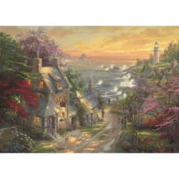 PQ Puzzle 3000 el. THOMAS KINKADE Wioska z latarnią morską w tle Schmidt - puzzle