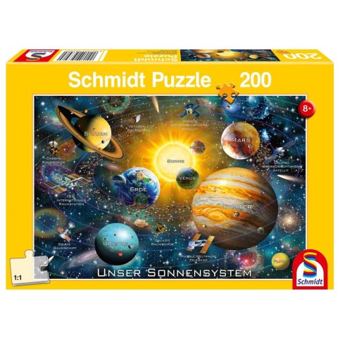 Puzzle 200 el. Układ słoneczny Schmidt - puzzle