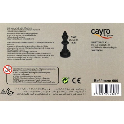 Szachy (akcesoria) - komplet figur szachowych (090C) Cayro
