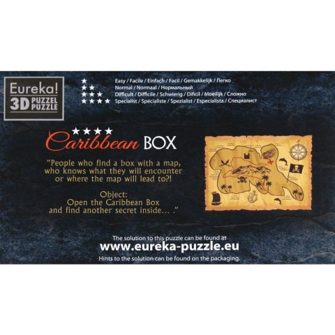 Łamigłówka ESCAPE BOX - Caribbean Secret - poziom 4/4 Eureka 3D