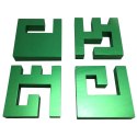 Łamigłówka metalowa w puszce - #1 (zielona) - poziom 2/4 Eureka 3D