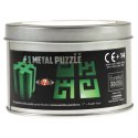 Łamigłówka metalowa w puszce - #1 (zielona) - poziom 2/4 Eureka 3D
